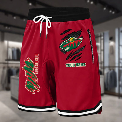 PREMIUM NHL X MW Summer Fitness Breathable Basketball Shorts NDT NHM 240426