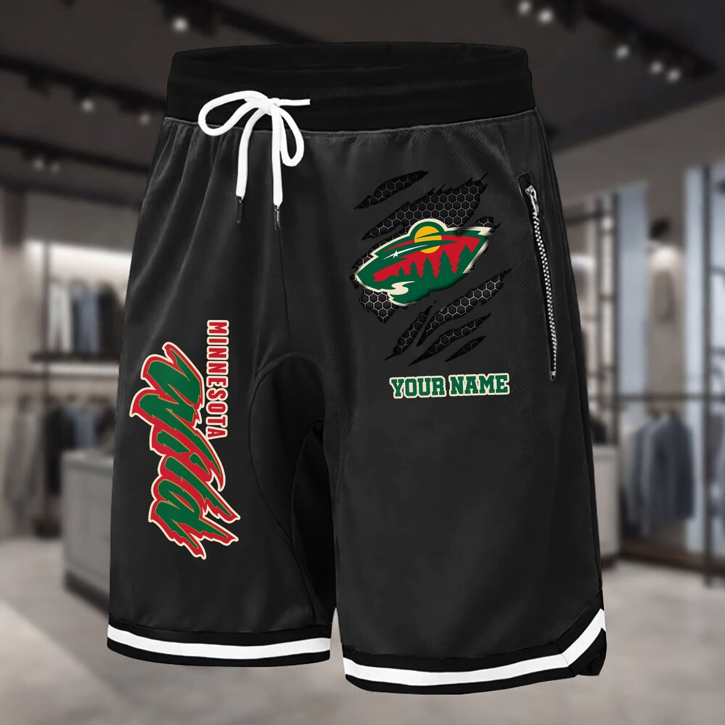 PREMIUM NHL X MW Summer Fitness Breathable Basketball Shorts NDT NHM 240426