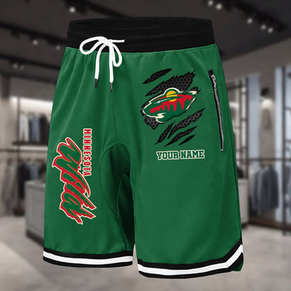 PREMIUM NHL X MW Summer Fitness Breathable Basketball Shorts NDT NHM 240426