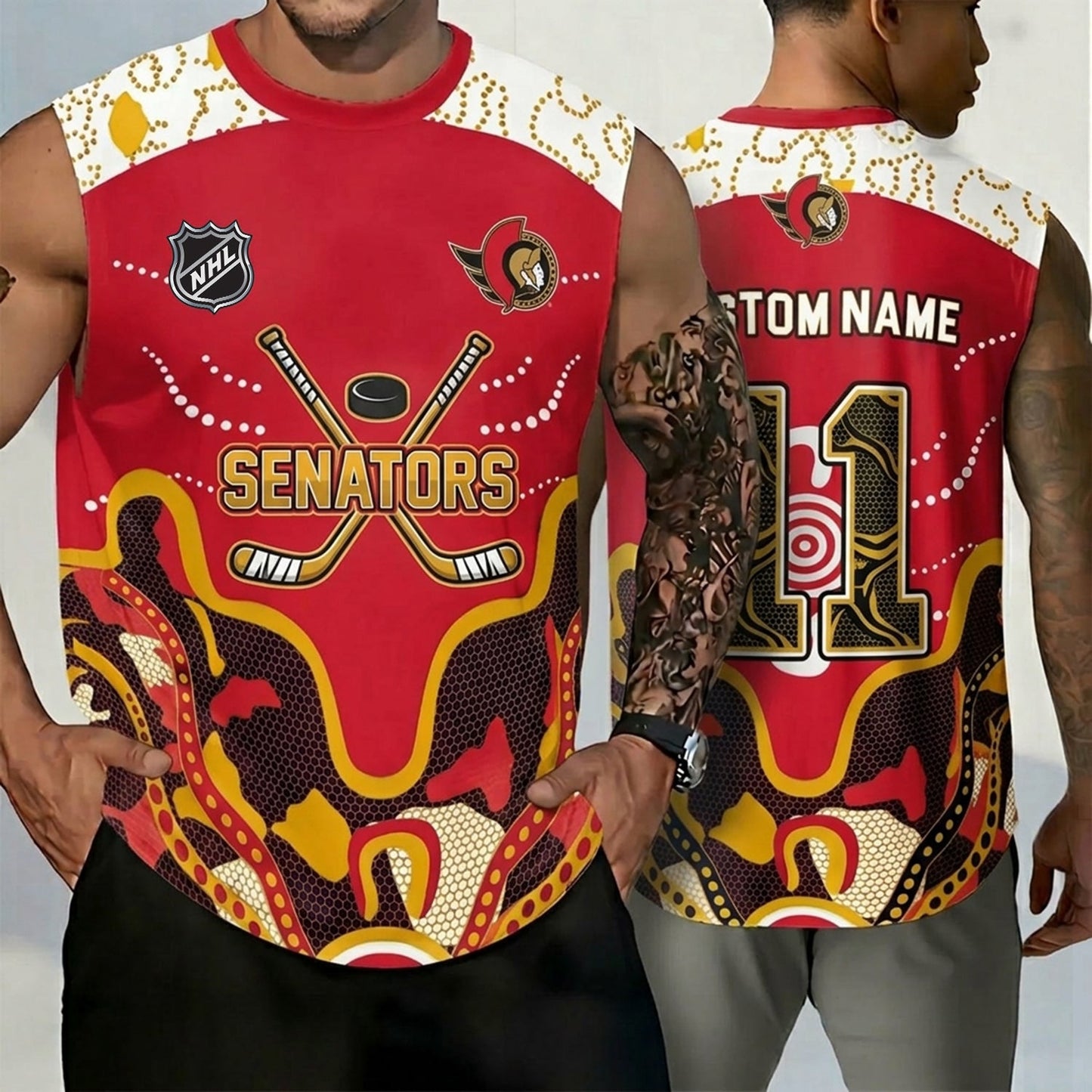 PREMIUM NHL X OS Personalized Tank Top Limited Editions NDT NHM 160526