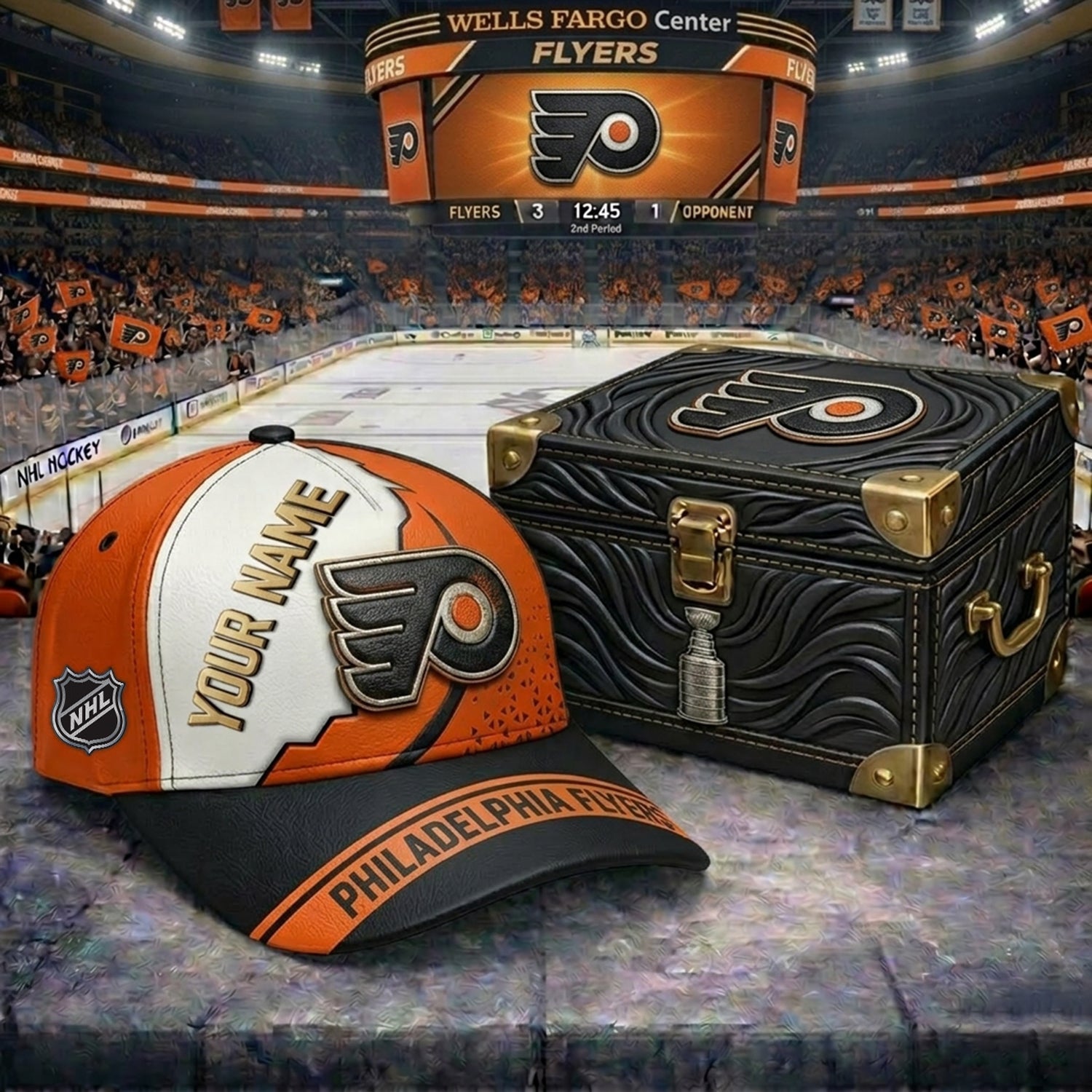 PREMIUM NHL X PF CRACK CUSTOM NAME V4 HAT NDT NHM 200426