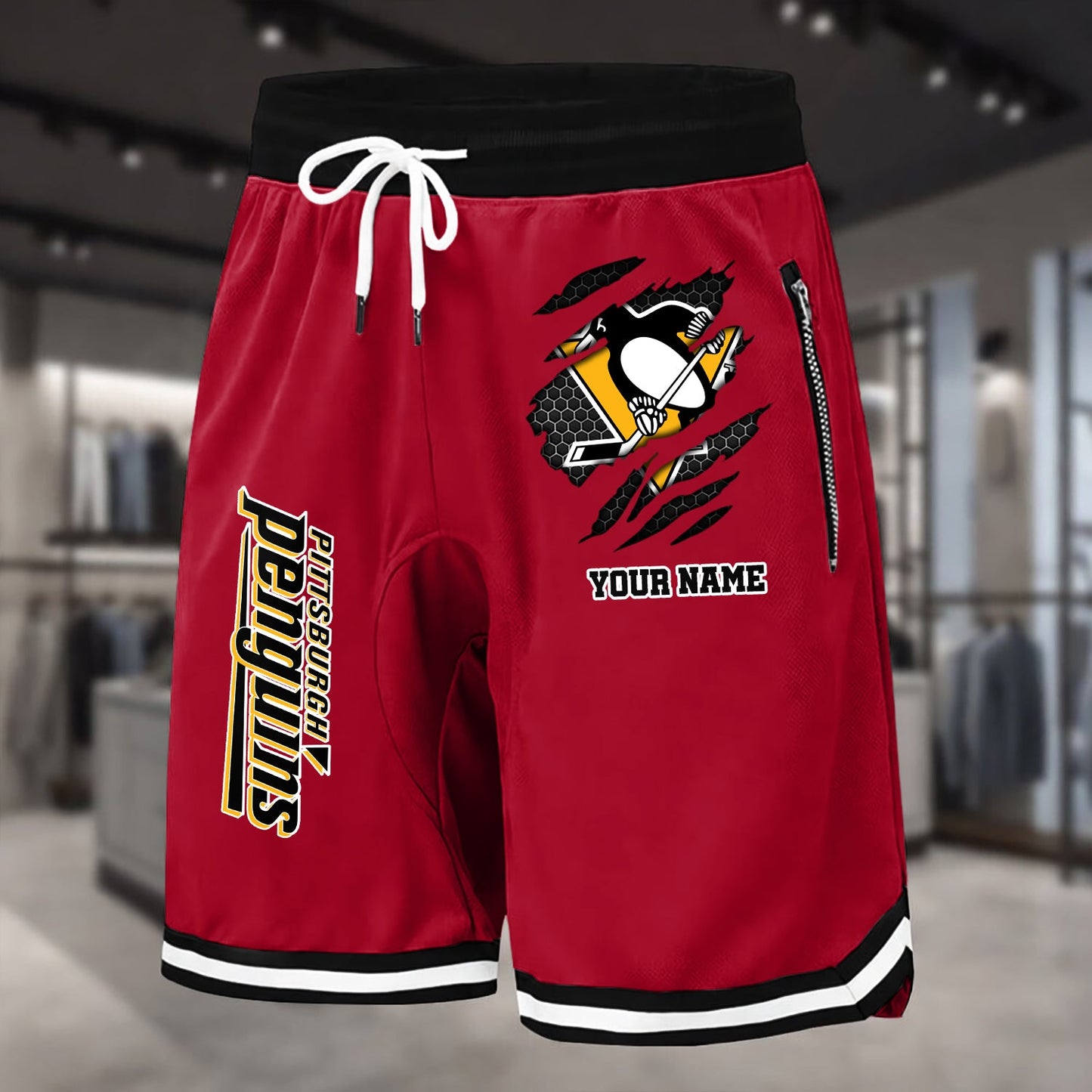 PREMIUM NHL X PP Summer Fitness Breathable Basketball Shorts NDT NHM 240426