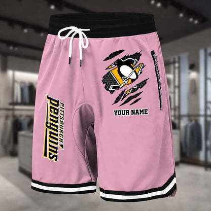 PREMIUM NHL X PP Summer Fitness Breathable Basketball Shorts NDT NHM 240426