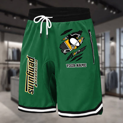 PREMIUM NHL X PP Summer Fitness Breathable Basketball Shorts NDT NHM 240426