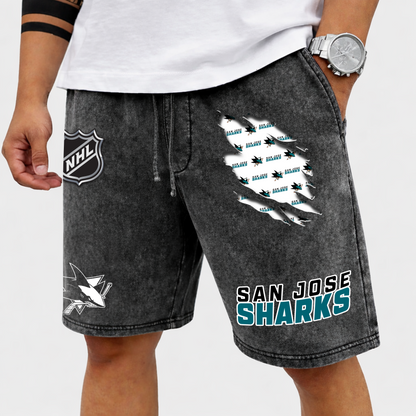 PREMIUM NHL X SJS WASH SHORT FOR SUMMERS HOLIDAY V2 NDT VHM 080426