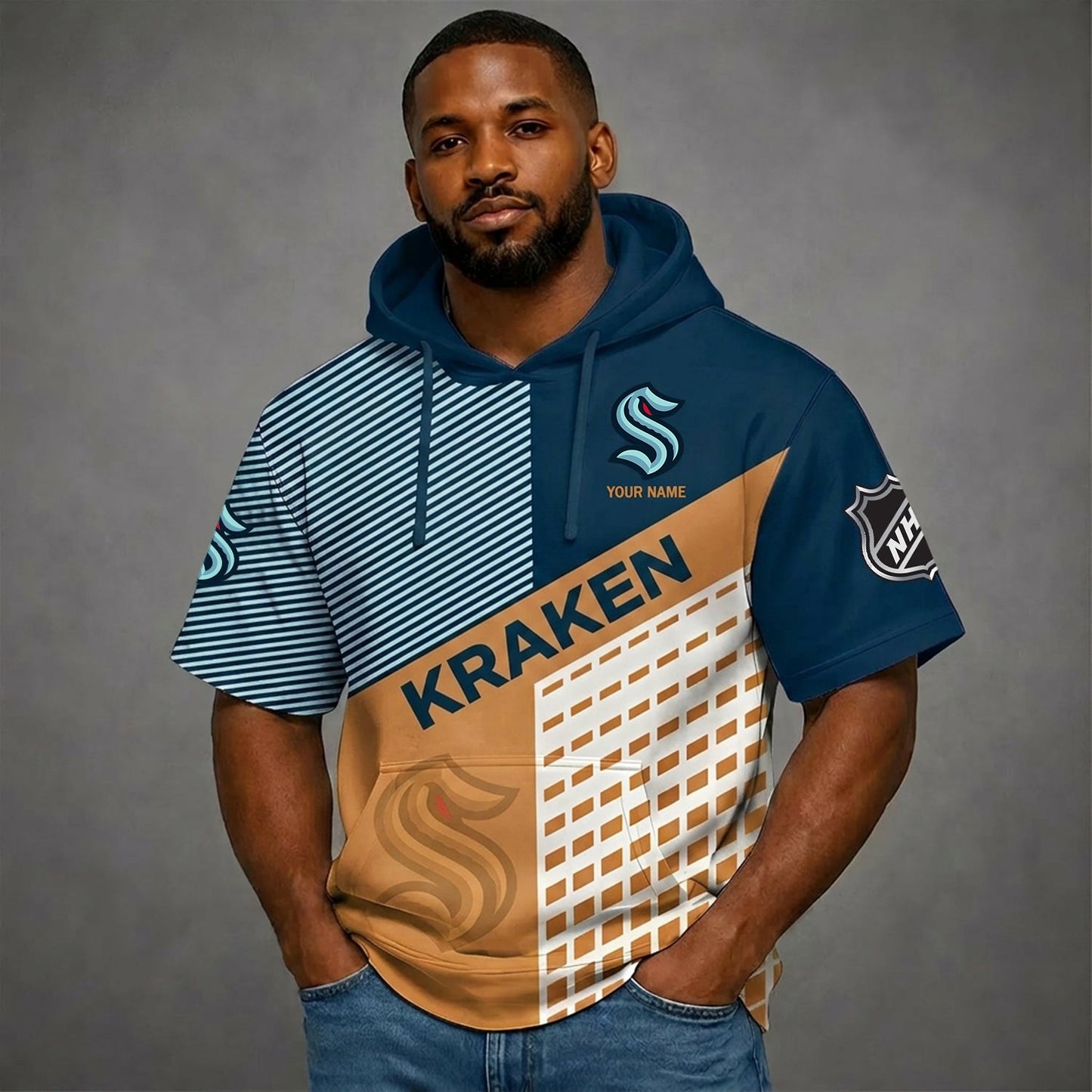 PREMIUM NHL X SK Short Sleeve Hoodie SHIRT FOR SUMMER HOLIDAY V3 NDT NHM 180526