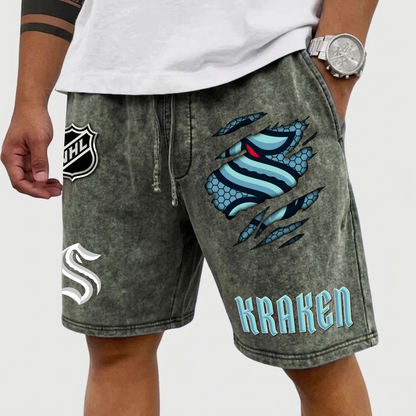 PREMIUM NHL X SK WASH SHORTS FOR SUMMER HOLIDAY NDT VHM  070426