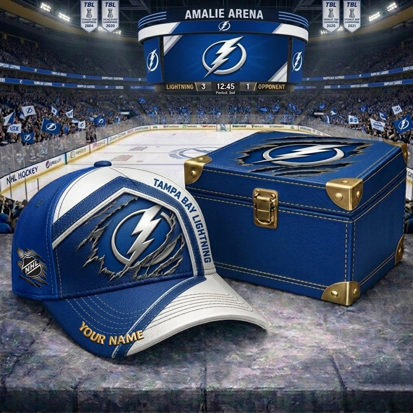 PREMIUM NHL X TBL CRACK CUSTOM NAME V3 PLUS HAT NDT NHM 210426