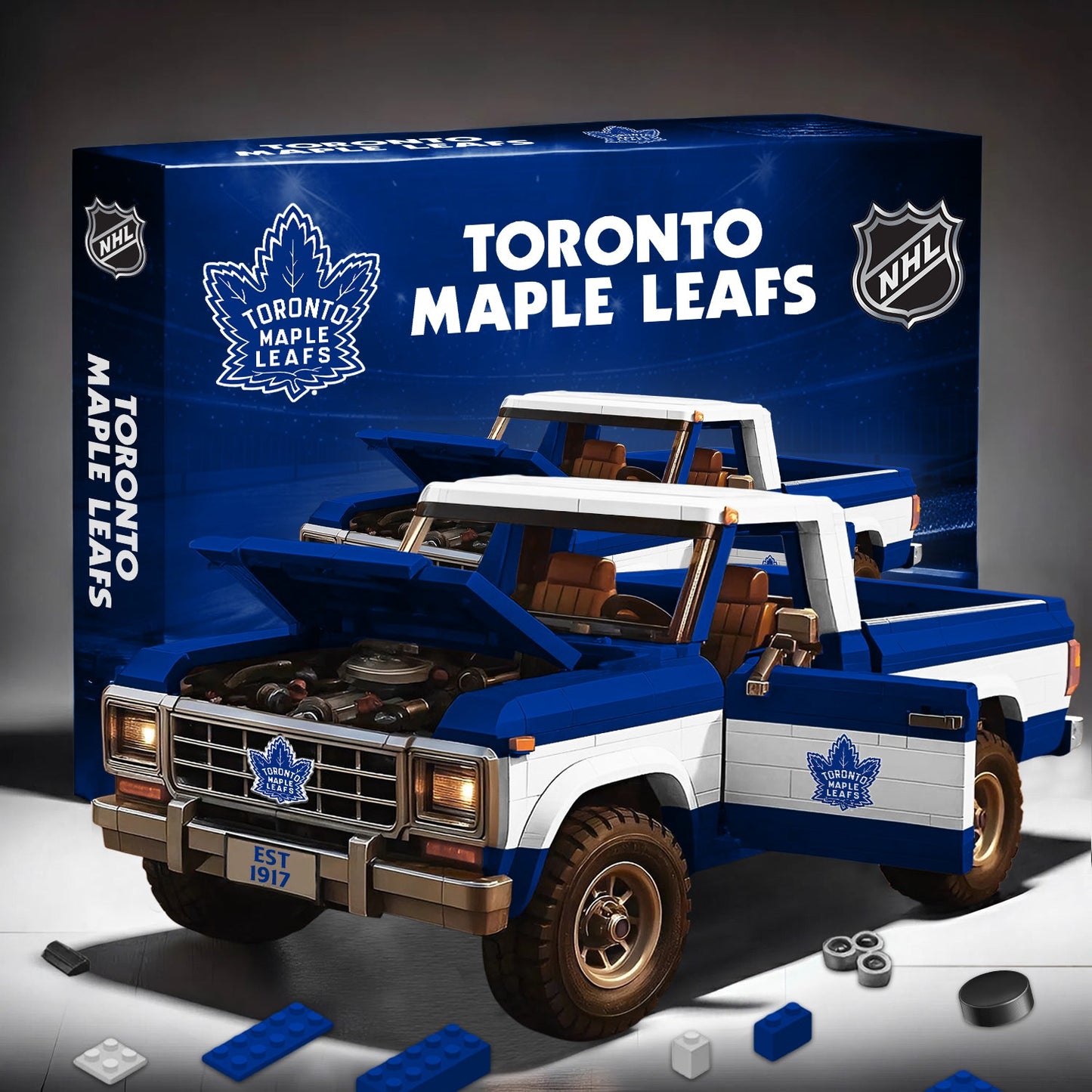 PREMIUM NHL X TML Elite Craft Ford F150 3D Build Your Own Toy NDT NHM 180426