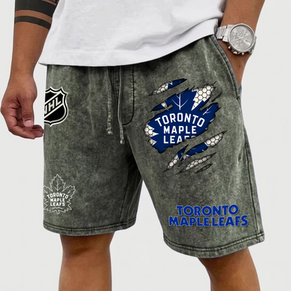 PREMIUM NHL X TML WASH SHORTS FOR SUMMER HOLIDAY NDT VHM  070426