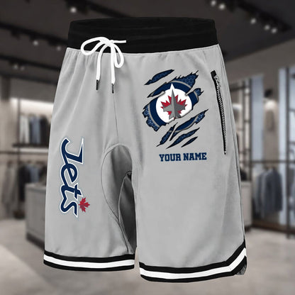 PREMIUM NHL X WJ Summer Fitness Breathable Basketball Shorts NDT NHM 240426