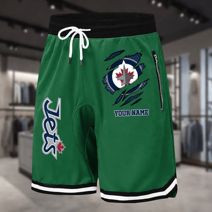 PREMIUM NHL X WJ Summer Fitness Breathable Basketball Shorts NDT NHM 240426