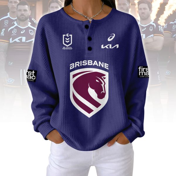 PREMIUM NRL X BB  Woman Waffle  Classic Hoodie NDT NQK 240326