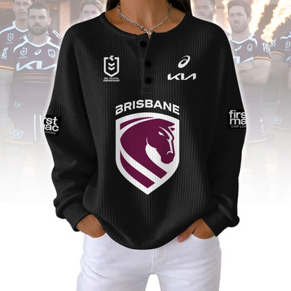 PREMIUM NRL X BB  Woman Waffle  Classic Hoodie NDT NQK 240326