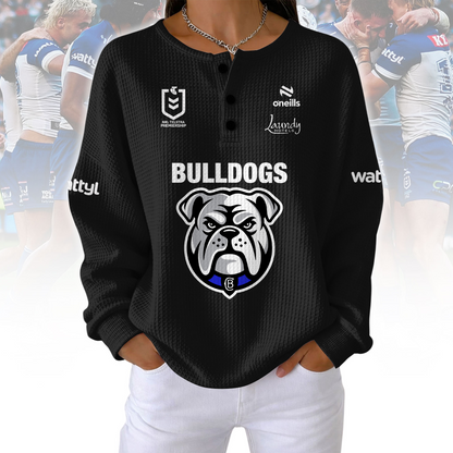 PREMIUM NRL X CBB  Woman Waffle  Classic Hoodie NDT NQK 240326