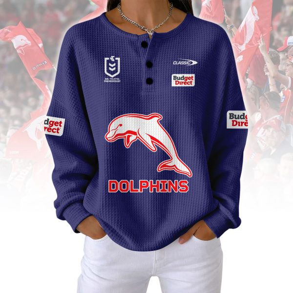 PREMIUM NRL X D Woman Waffle  Classic Hoodie NDT NQK 240326