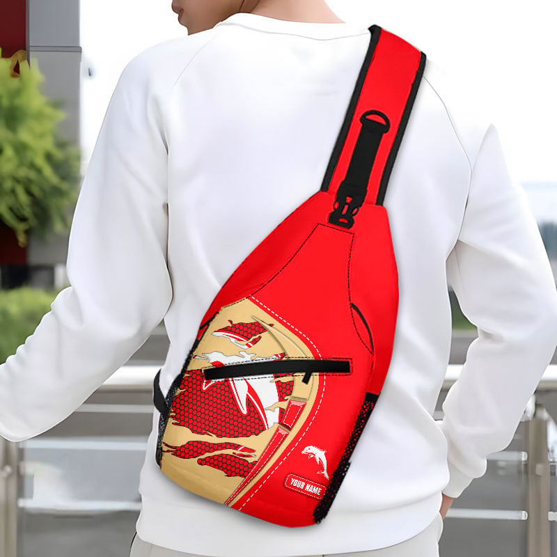 PREMIUM NRL  X DOL New Style Sling Bag Custom  Name NDT VHM