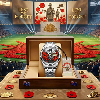 PREMIUM NRL X MS ANNIVERSARY 111TH ANZAC Alloy Luxury Quartz Watch Limited Edition NDT NHM 310326