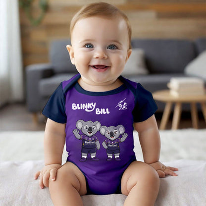 PREMIUM NRL X MS BLINKY BILL Baby Romper Custom Name For Kids NDT LVH 130426 1