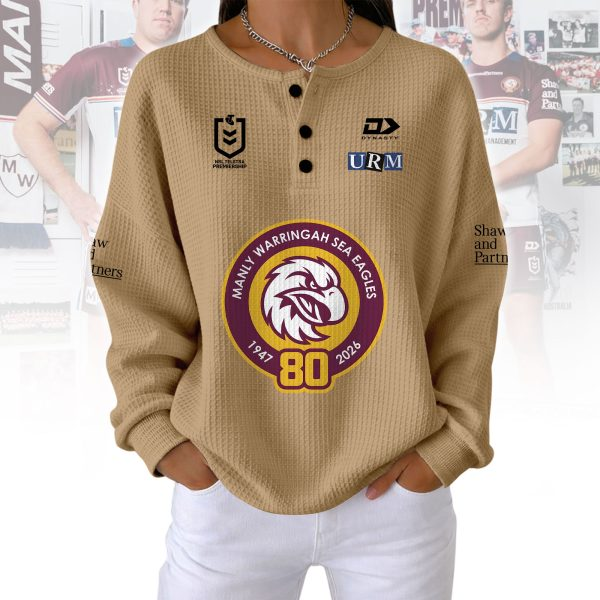 PREMIUM NRL X MWSE Woman Waffle  Classic Hoodie NDT NQK 240326
