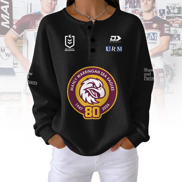 PREMIUM NRL X MWSE Woman Waffle  Classic Hoodie NDT NQK 240326