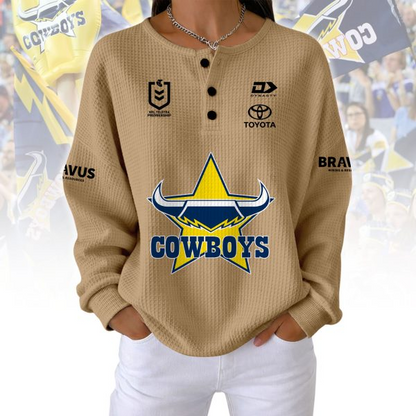 PREMIUM NRL X NQC Woman Waffle  Classic Hoodie NDT NQK 240326