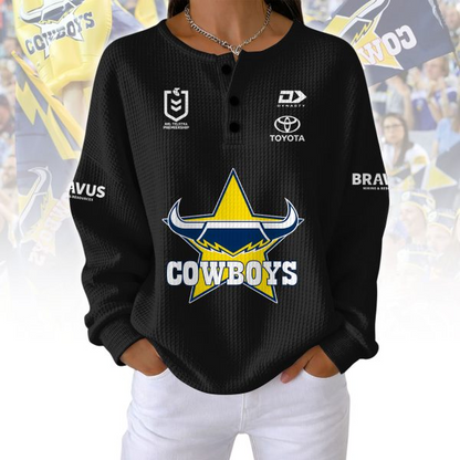 PREMIUM NRL X NQC Woman Waffle  Classic Hoodie NDT NQK 240326