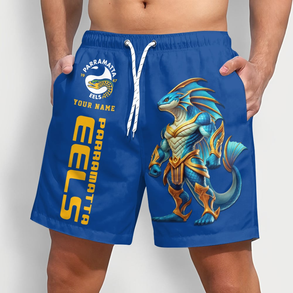 PREMIUM NRL  X PE Sport Style Mascot Men Short Pants Custom NAME NDT NQK