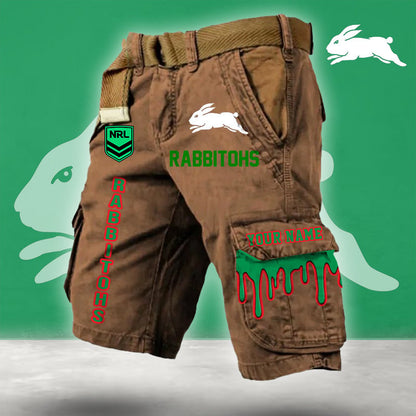 PREMIUM NRL X SSR Cargo Shorts Custom Name Limited Edition NDT LVH