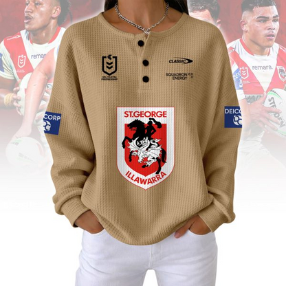 PREMIUM NRL X STG Woman Waffle  Classic Hoodie NDT NQK 240326