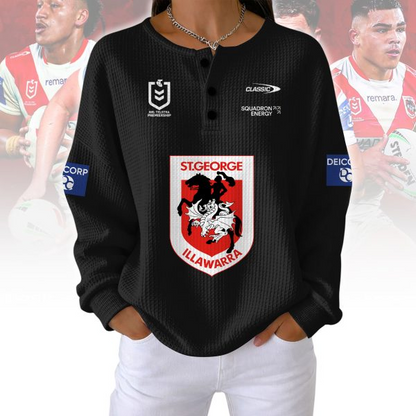 PREMIUM NRL X STG Woman Waffle  Classic Hoodie NDT NQK 240326