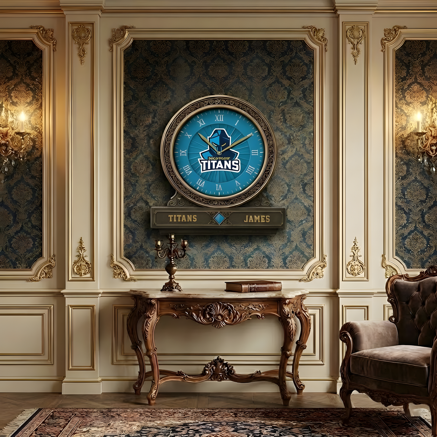 PREMIUM NRL X GCT ROYAL Acrylic Wall Clock For Sweet Home Limited Editions NDT LVH 260226