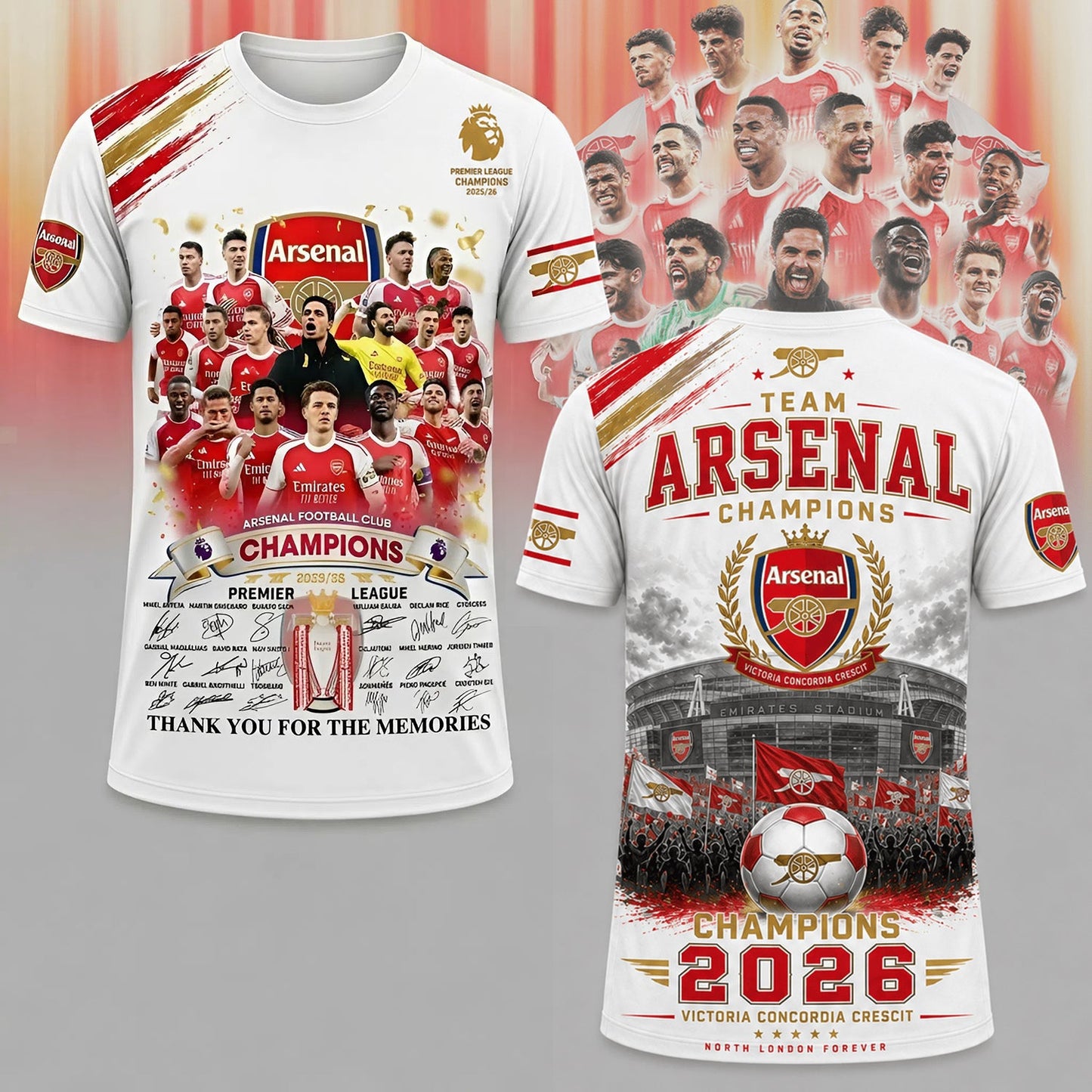 PREMIUM ARS X Thanks for the Memories Shirt V31 Champion NDT NHM 210526
