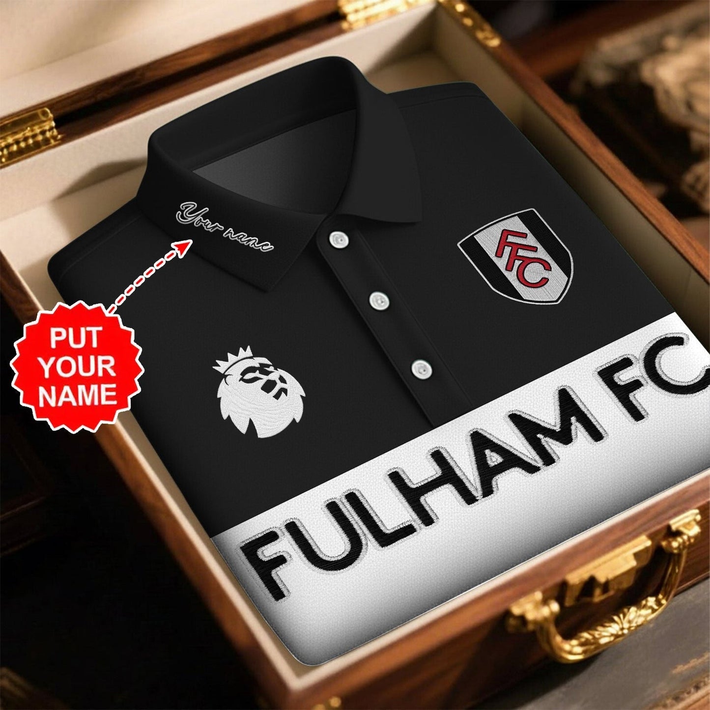 PREMIUM EPL X FUL ROYAL POLO SHIRT LIMITED EDITION V3 NDT NHM 120226