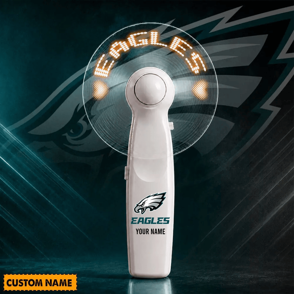 PREMIUM NFL X PHI USB Led Fan Custom Name Limited Editions NDT LVH240526