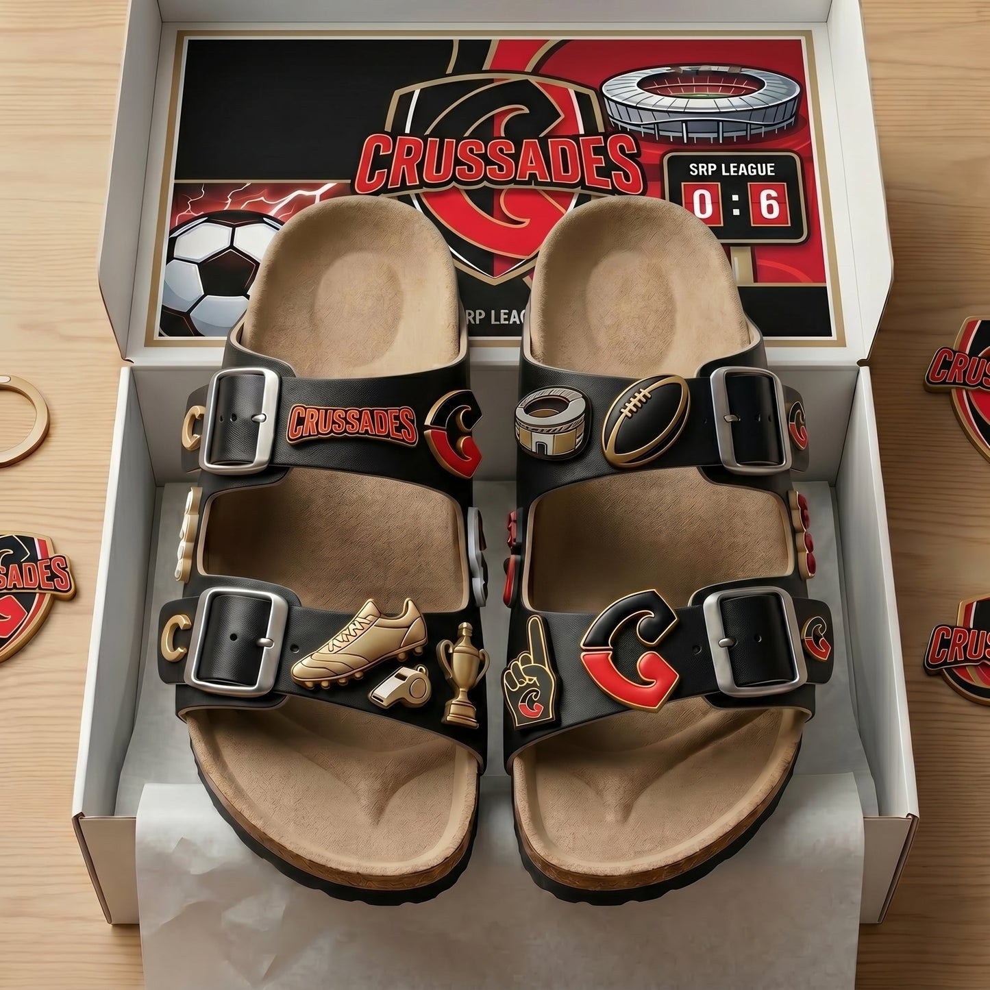 PREMIUM SRP  X CRU  Birken-Inspired Double-Strap Sandals For Summer Holiday NDT VHM 190526