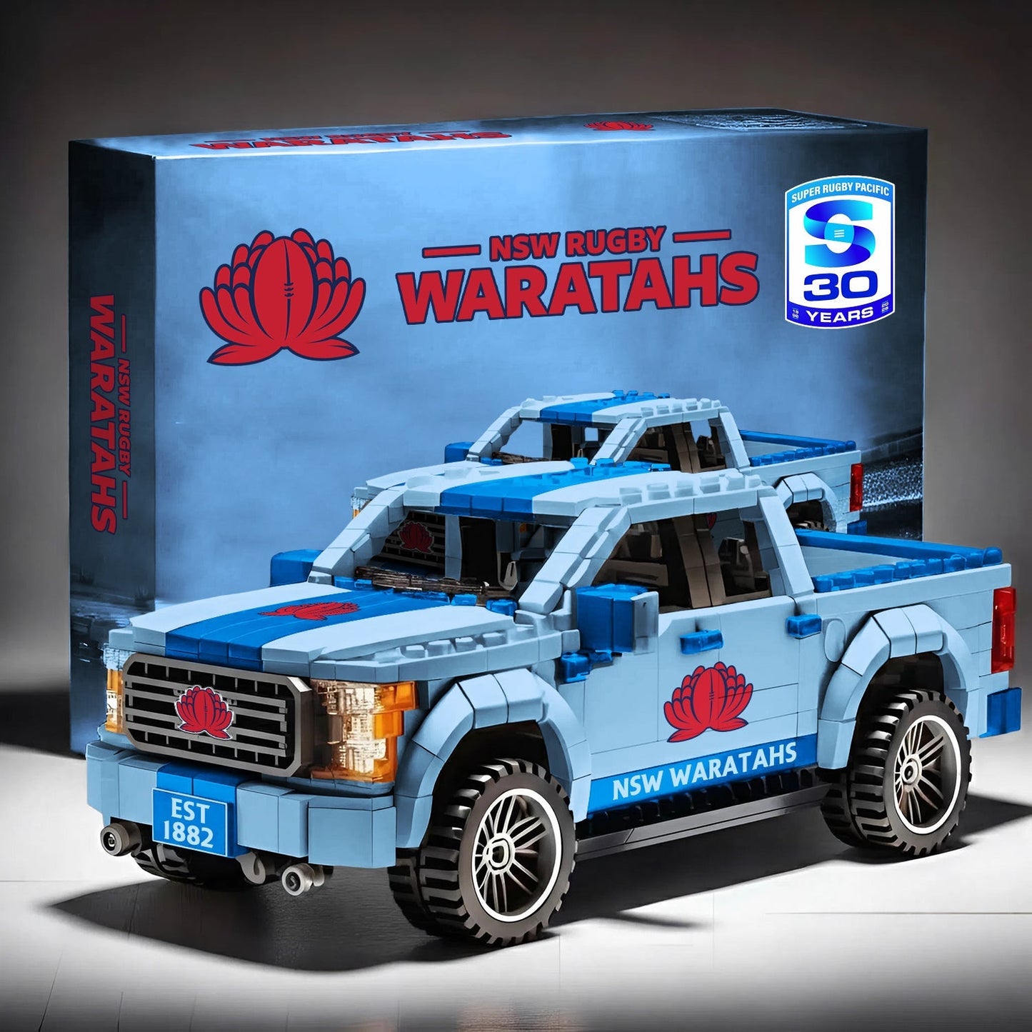 PREMIUM SRP X WAR 3D Racing Truck Model Building Block Set NDT NHM 160326