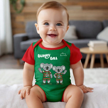 PREMIUM NRL X SSR BLINKY BILL Baby Romper Custom Name For Kids NDT LVH 130426 1