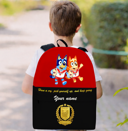 PREMIUM NRL X SGID Schoolbag  Bluey & Bingo  Personalized Gifts For Son Limited Edition NDT VHM 030326