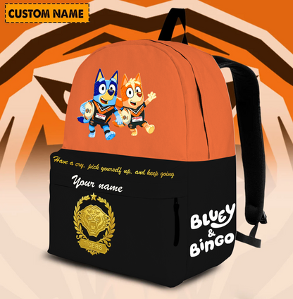 PREMIUM NRL X WT Schoolbag  Bluey & Bingo  Personalized Gifts For Son Limited Edition NDT VHM 030326