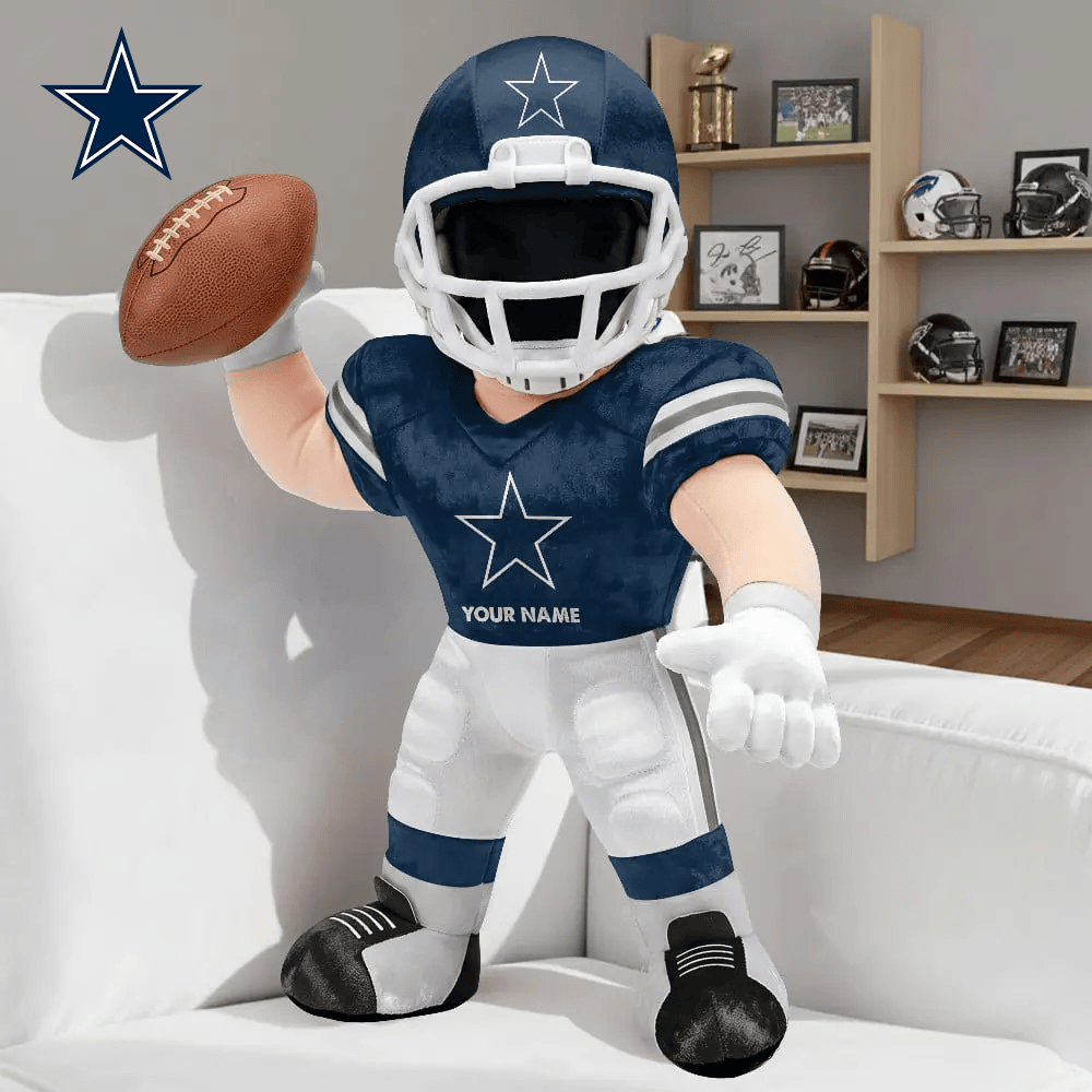 PREMUM NFL X DC Players Custom Shape Pillow Custom Name Gifts FOR FAN NDT VHM 250526