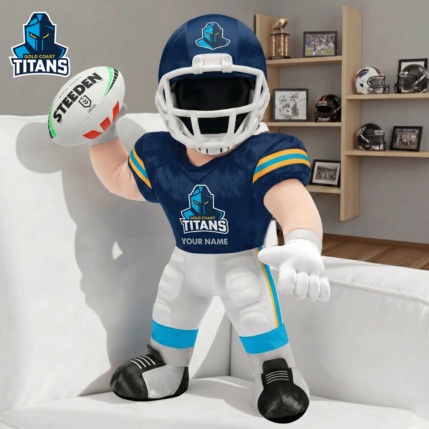 PREMUM NRL X GCT Players Custom Shape Pillow  Gifts FOR FAN NDT VHM 260526