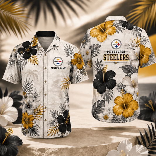 PS x NFL Tropical Floral Hawaiian Shirt 160626
