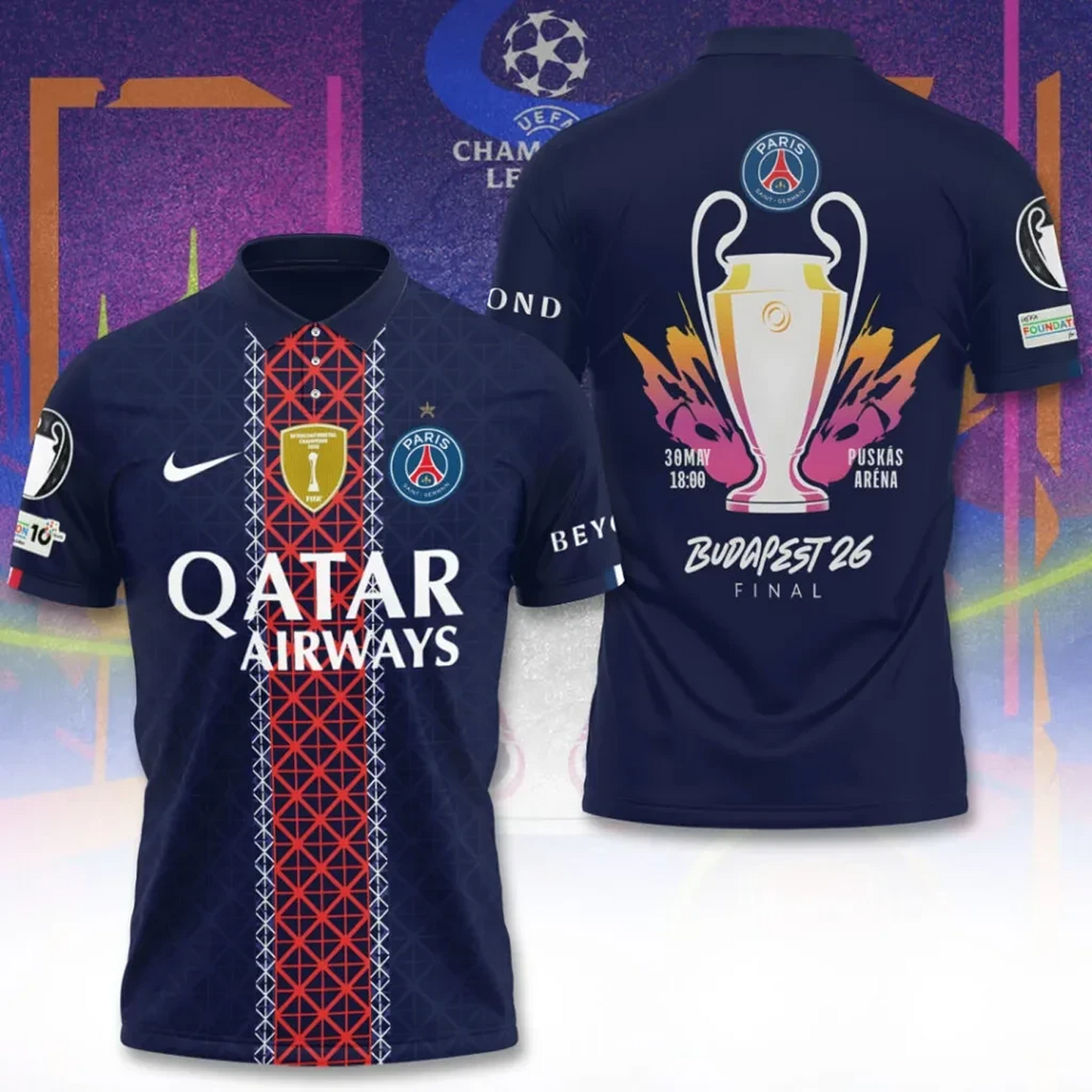 PSG Champions League Final 2026 3D Shirt V10 1405 DatND DVT 2