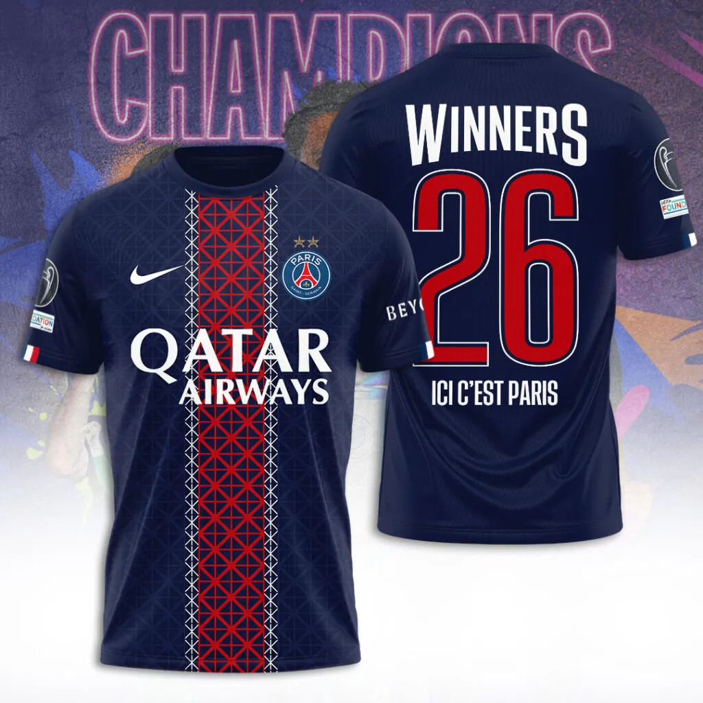 PSG Champions of Europe 2526 3D Shirt V1 0106 DatND DVT 1