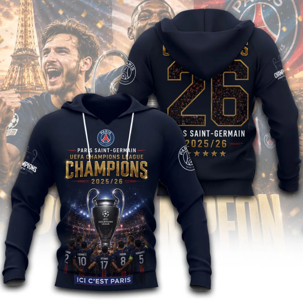 PSG Champions of Europe 2526 3D Shirt V19 0106 DatND DVT