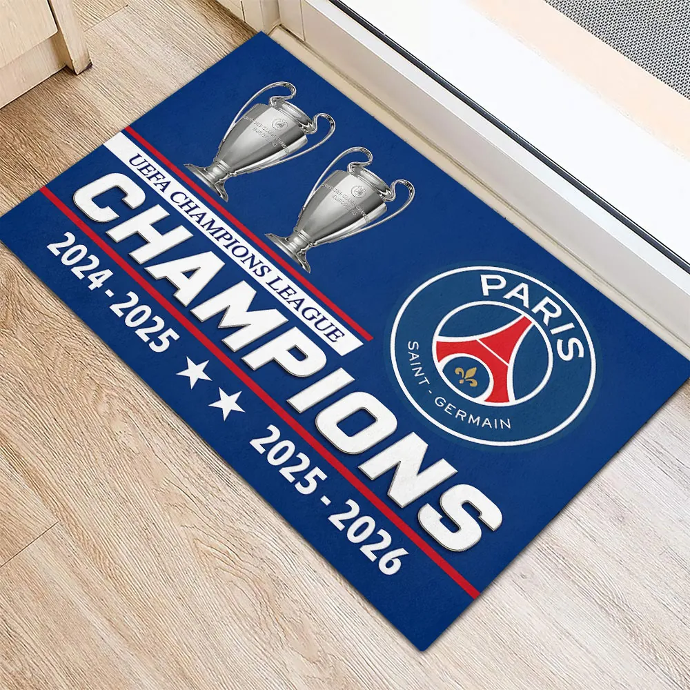 PSG Champions of Europe 2526 Custom Doormat V1 0206 DatND DVT