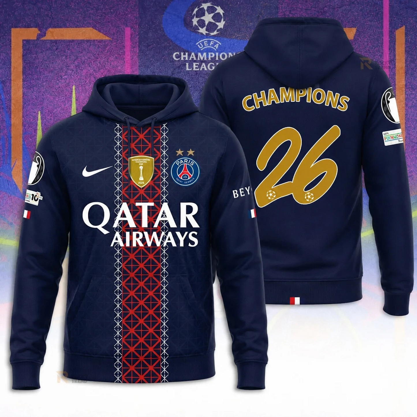 PSG x 2026 Champions League 3D Aparael V15 DATND TANTD 010626 1