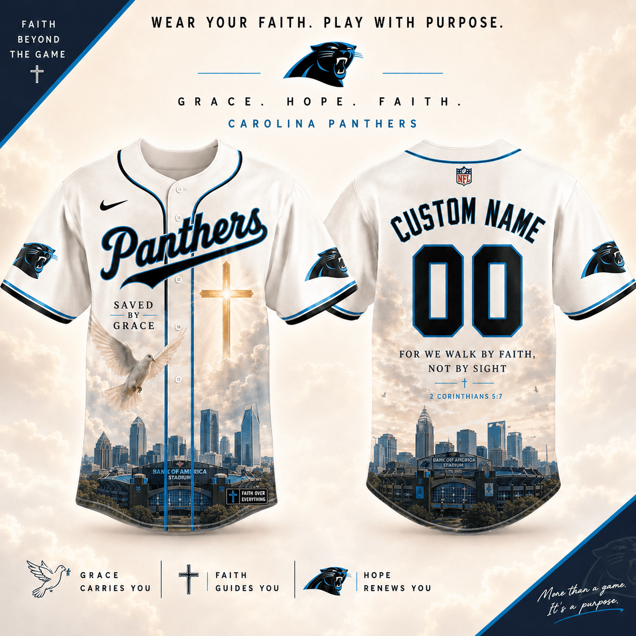 Personalized CP x NFL Luxury Baseball Jersey 160626