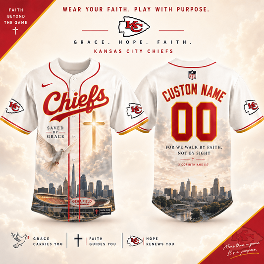 Personalized KCC x NFL Luxury Baseball Jersey 160626